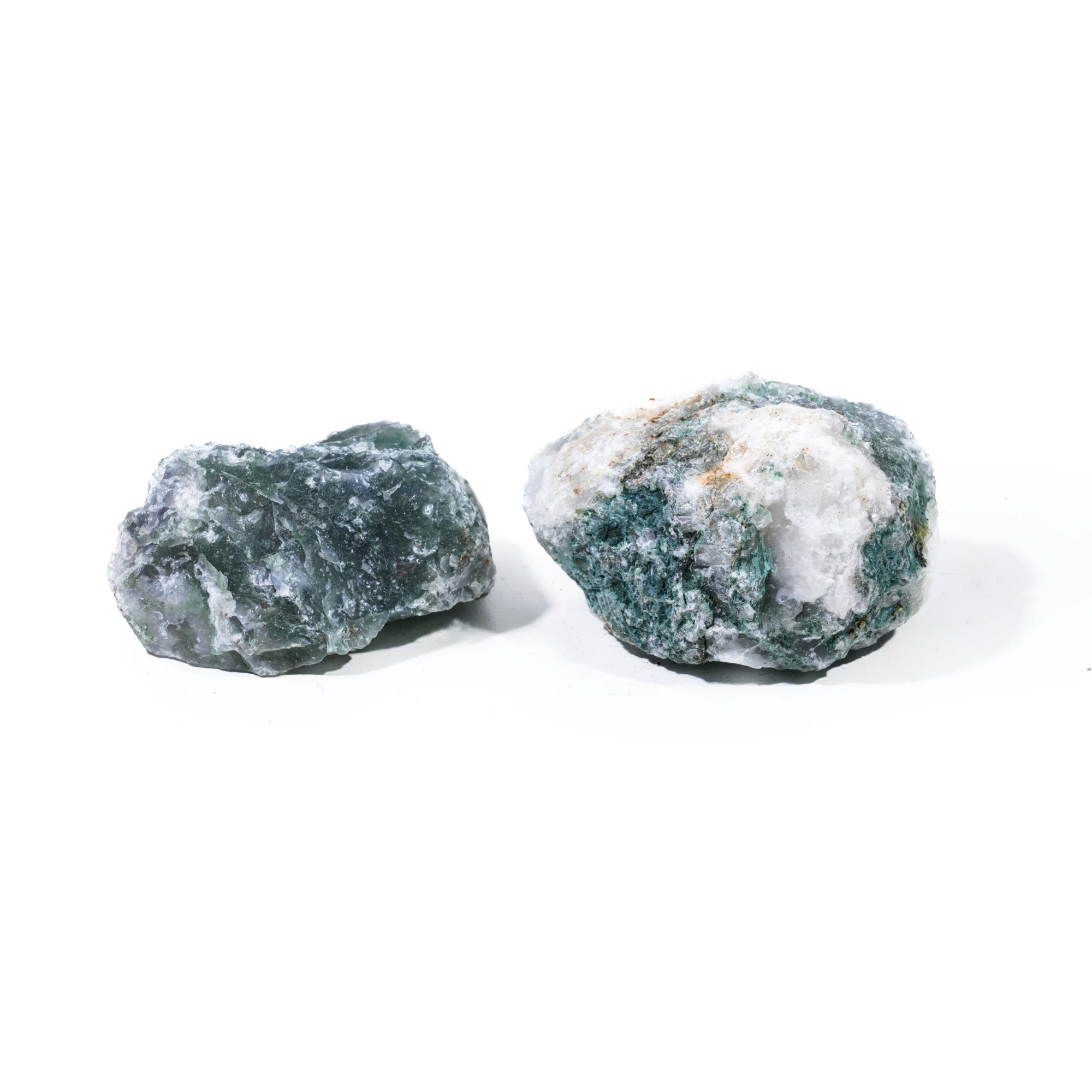 Moss Agate Rough - helmsman - crystal