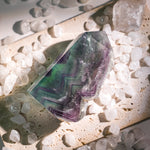 Natural Rainbow Fluorite Tower-Helmsman Crystal