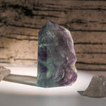Natural Rainbow Fluorite Tower-Helmsman Crystal