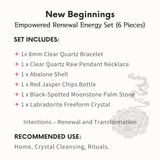 New Beginnings Gift Box - Helmsman Crystal - Healing Crystal