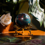 Ocean Jasper Sphere - helmsman - crystal