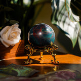 Ocean Jasper Sphere - helmsman - crystal