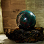 Ocean Jasper Sphere - helmsman - crystal