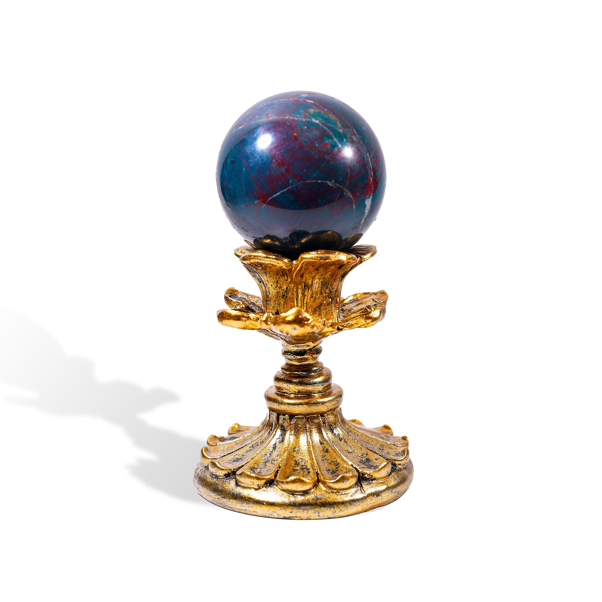 Ocean Jasper Sphere - helmsman - crystal
