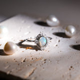 Opal Ring - helmsman - crystal