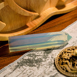 Opalite Crystal Point - helmsman - crystal