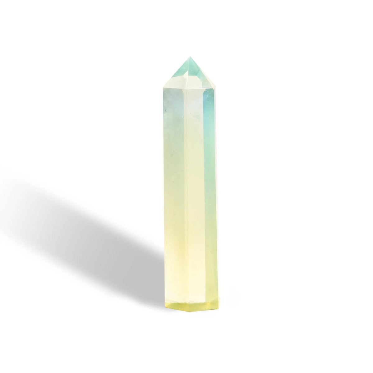 Opalite Crystal Point - helmsman - crystal