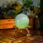 Opalite Crystal Sphere - helmsman - crystal