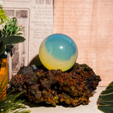 Opalite Crystal Sphere - helmsman - crystal