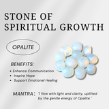 Opalite Crystal Sphere - helmsman - crystal