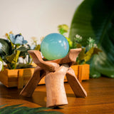 Opalite Crystal Sphere - helmsman - crystal