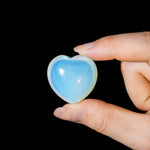 Opalite Mini Heart Set - helmsman - crystal