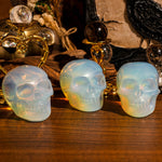 Opalite Skull - helmsman - crystal