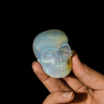 Opalite Skull - helmsman - crystal