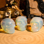 Opalite Skull - helmsman - crystal
