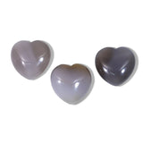 Orca Agate Mini Heart Set - helmsman - crystal