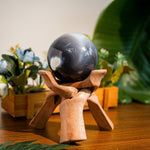 Orca Agate Sphere - helmsman - crystal