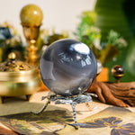 Orca Agate Sphere - helmsman - crystal