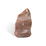 Peach Moonstone Flame - helmsman - crystal