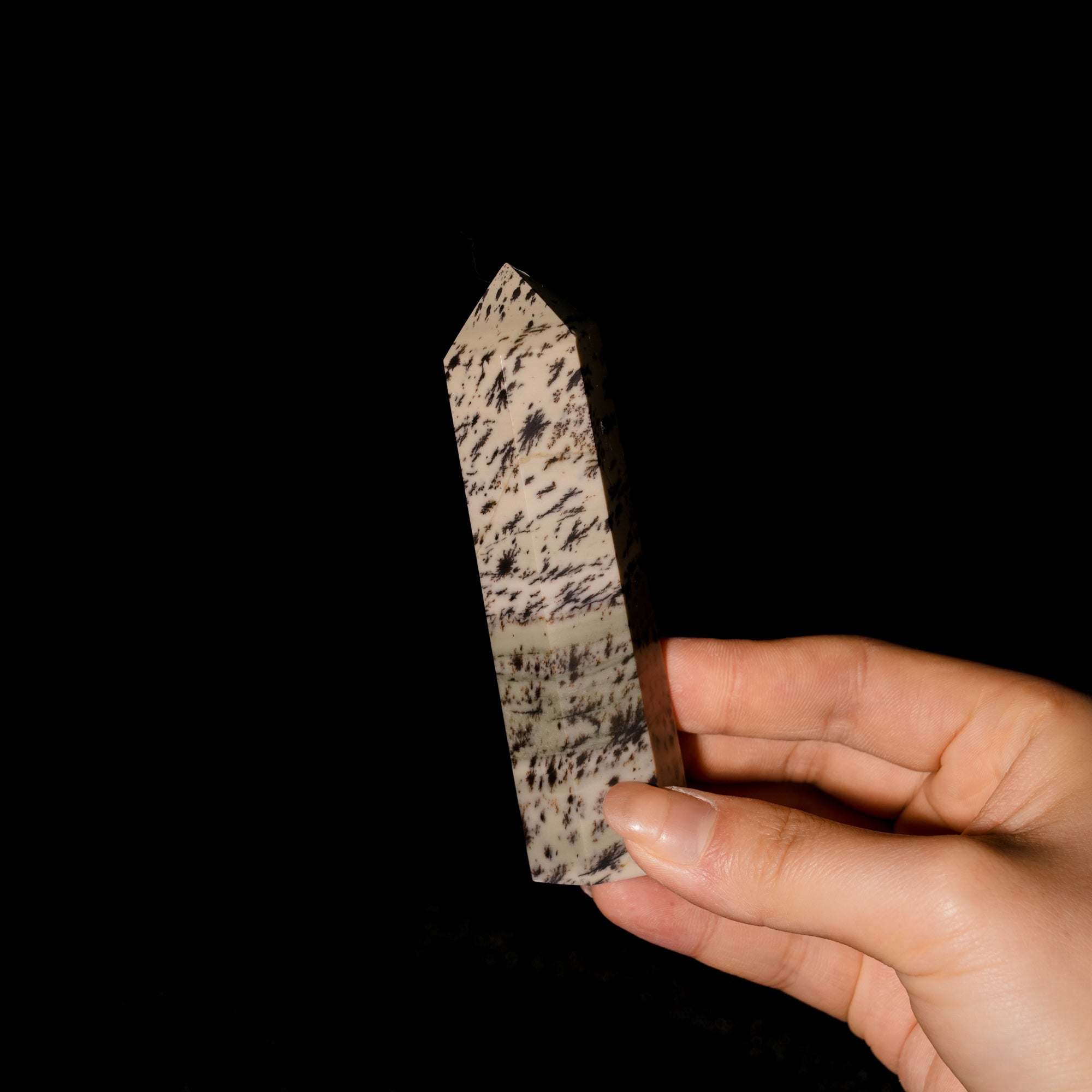 Petrified Jade Point - helmsman - crystal