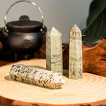 Petrified Jade Point - helmsman - crystal