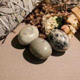 Petrified Jade Tumbled Stone Set - helmsman - crystal