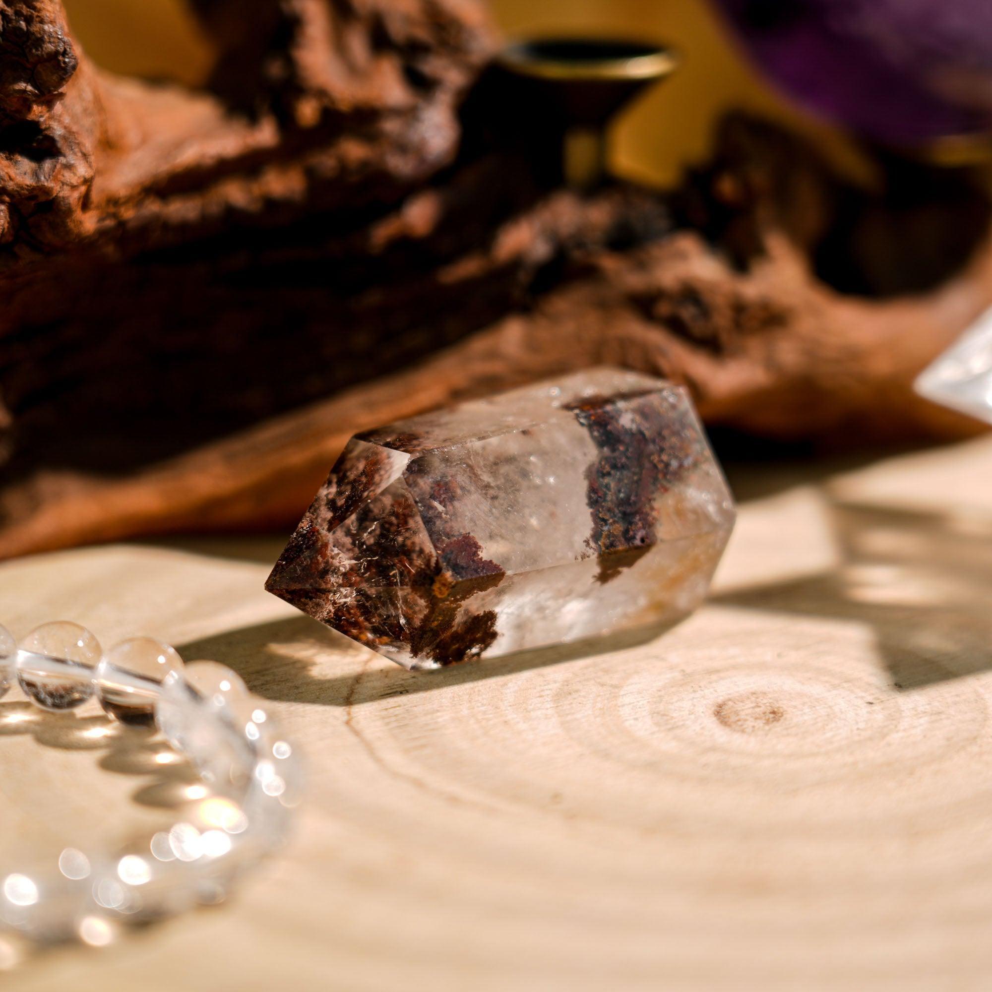 Phantom Quartz Point - helmsman - crystal