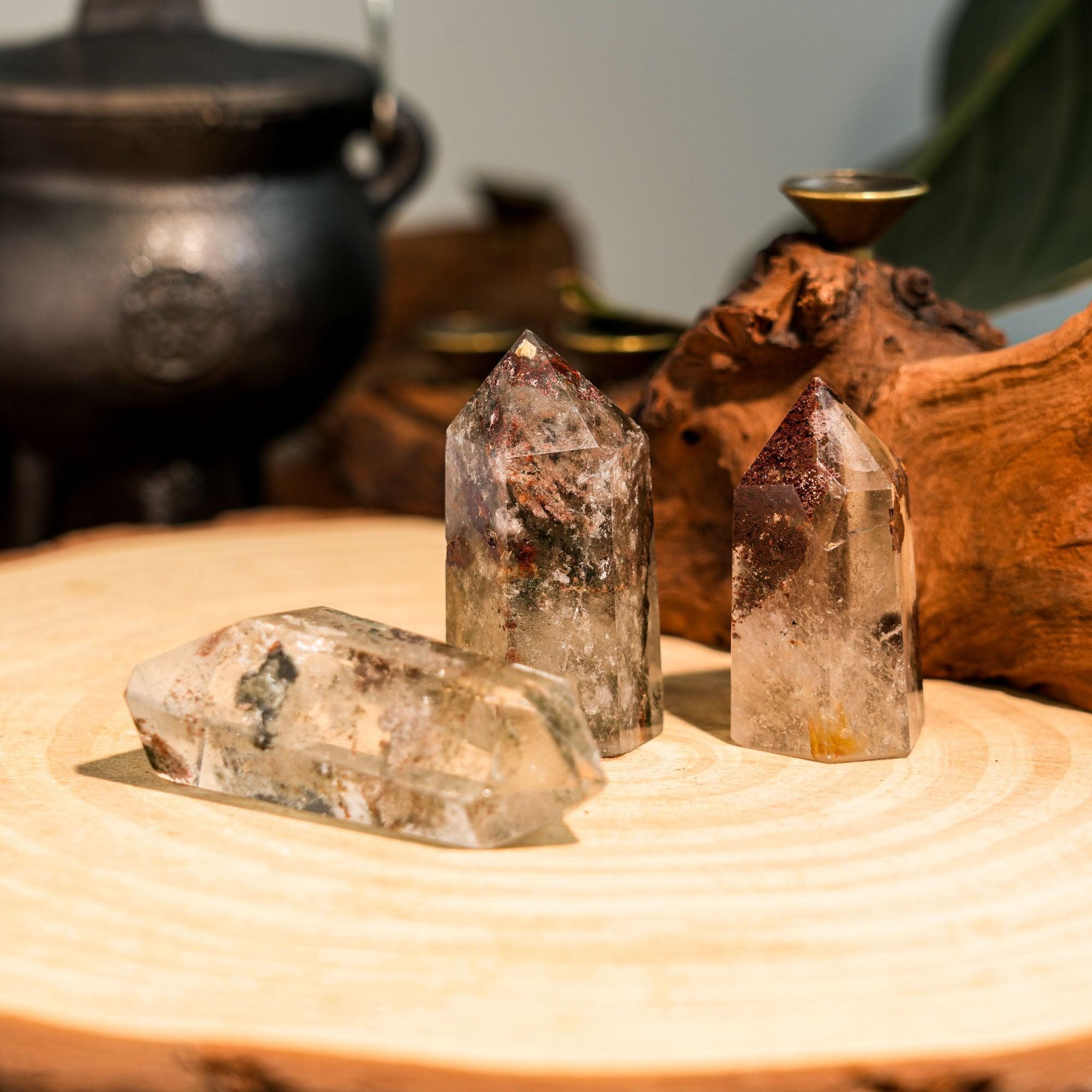 Phantom Quartz Point - helmsman - crystal