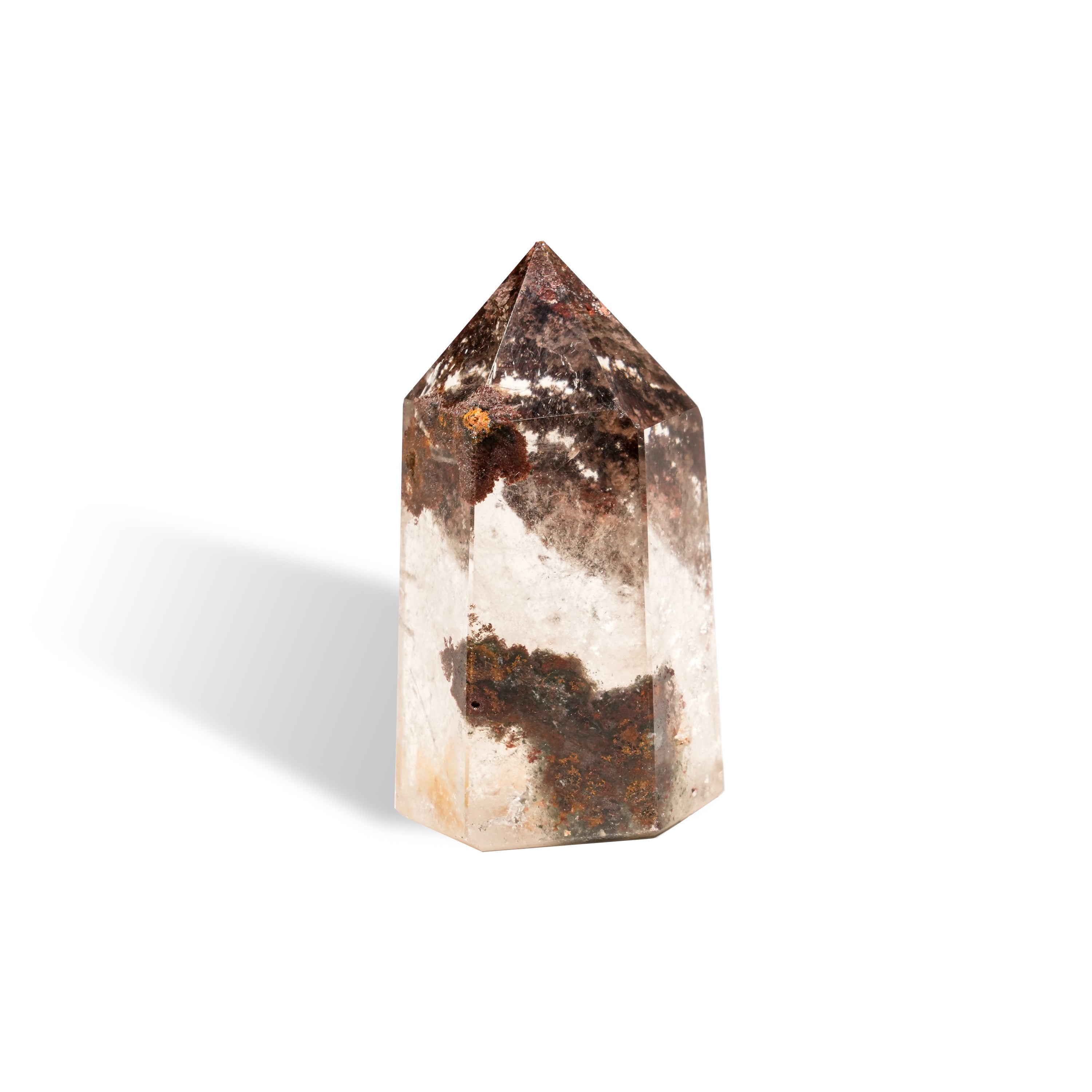 Phantom Quartz Point-Helmsman Crystal