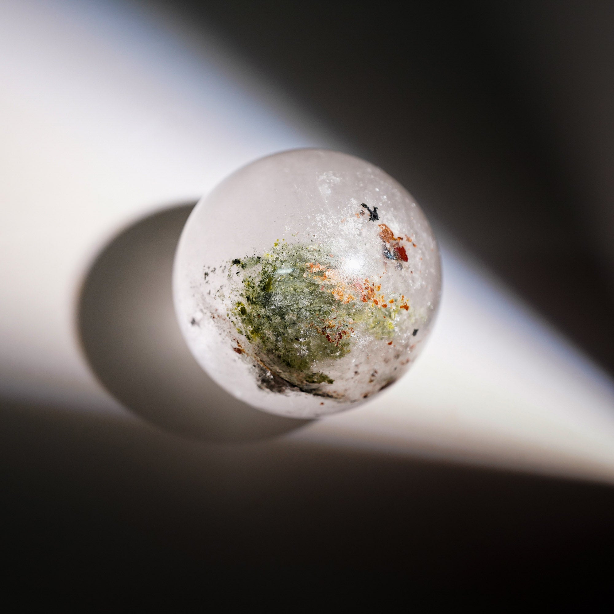 Phantom Quartz Sphere - helmsman - crystal