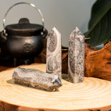 Picasso Jasper Point - helmsman - crystal