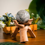 Picasso Jasper Sphere-Helmsman Crystal