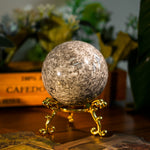 Picasso Jasper Sphere-Helmsman Crystal