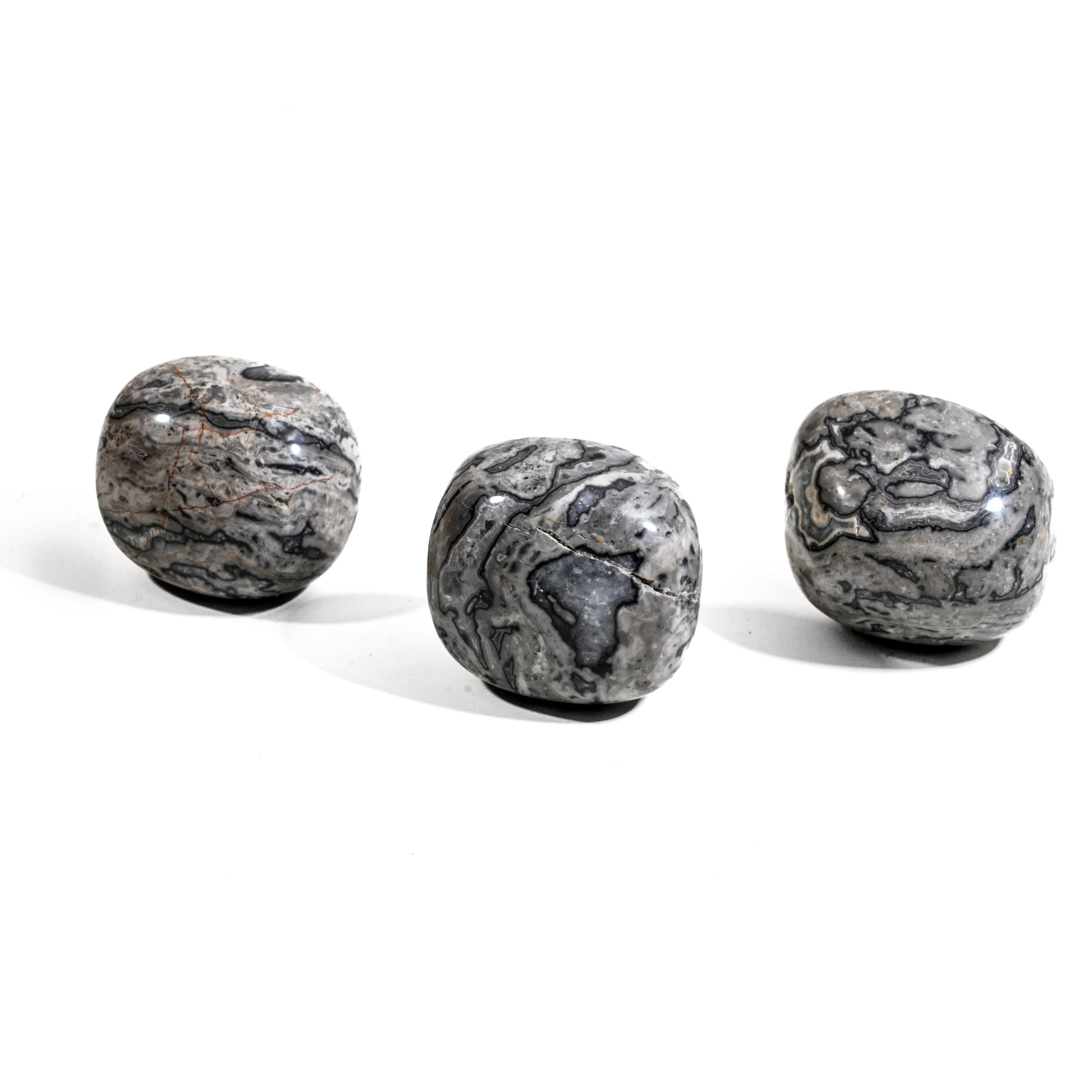 Picasso Jasper Tumbled Stone Set-Helmsman Crystal