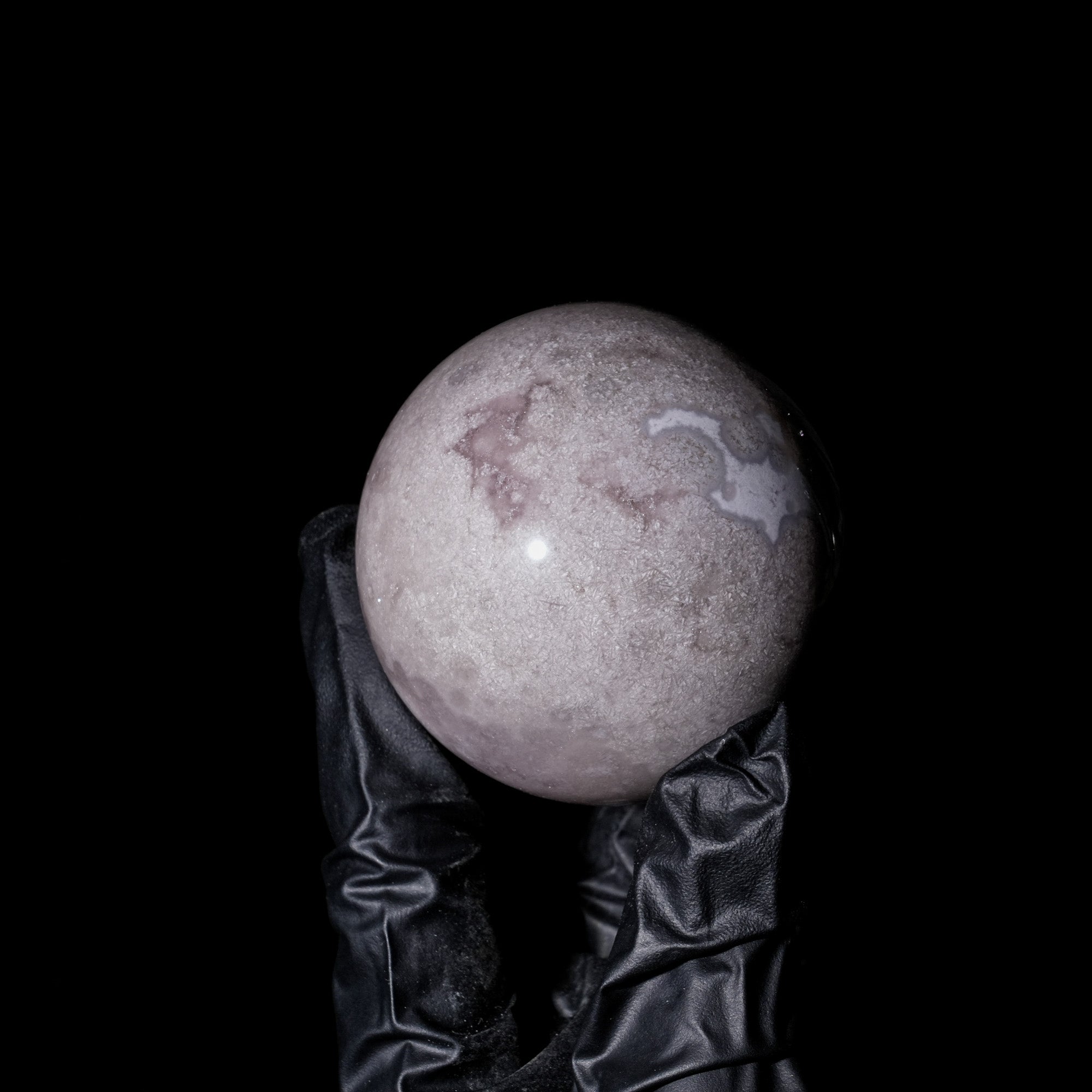 Pink Amethyst Sphere - helmsman - crystal