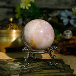 Pink Amethyst Sphere - helmsman - crystal