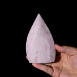 Pink Opal Flame Freeform - helmsman - crystal