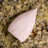Pink Opal Flame Freeform - helmsman - crystal