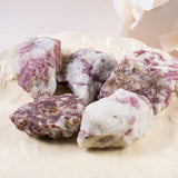 Plum Blossom Tourmaline Rough - helmsman - crystal