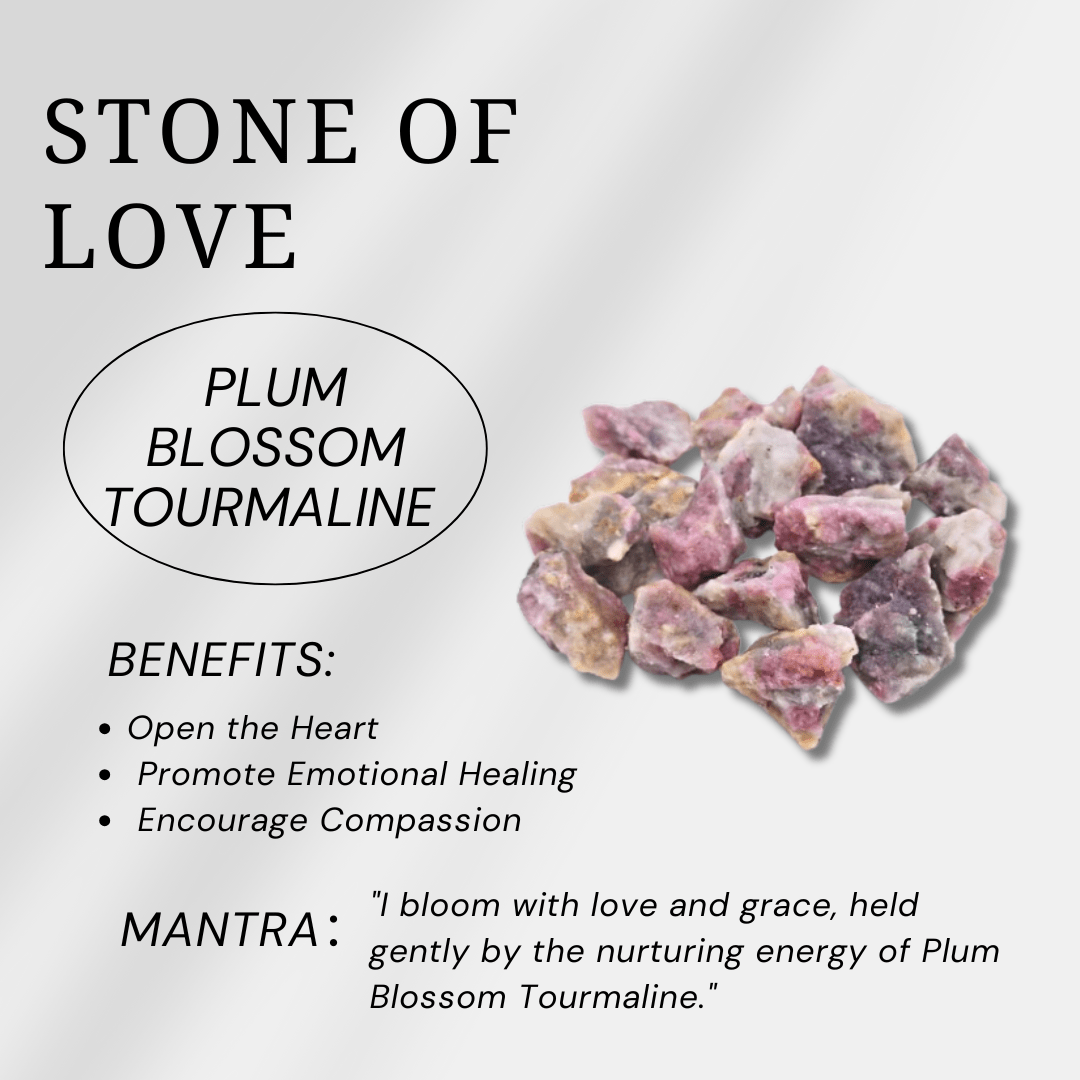 Plum Blossom Tourmaline Tower - helmsman - crystal