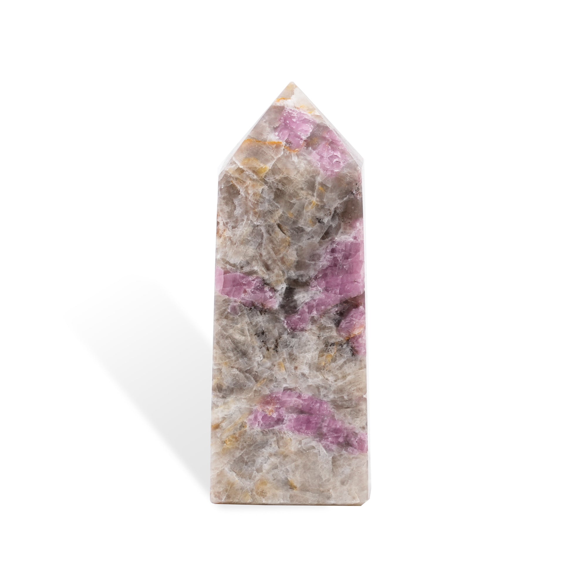 Plum Blossom Tourmaline Tower - helmsman - crystal