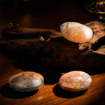 Plume Agate Palm Stone - helmsman - crystal