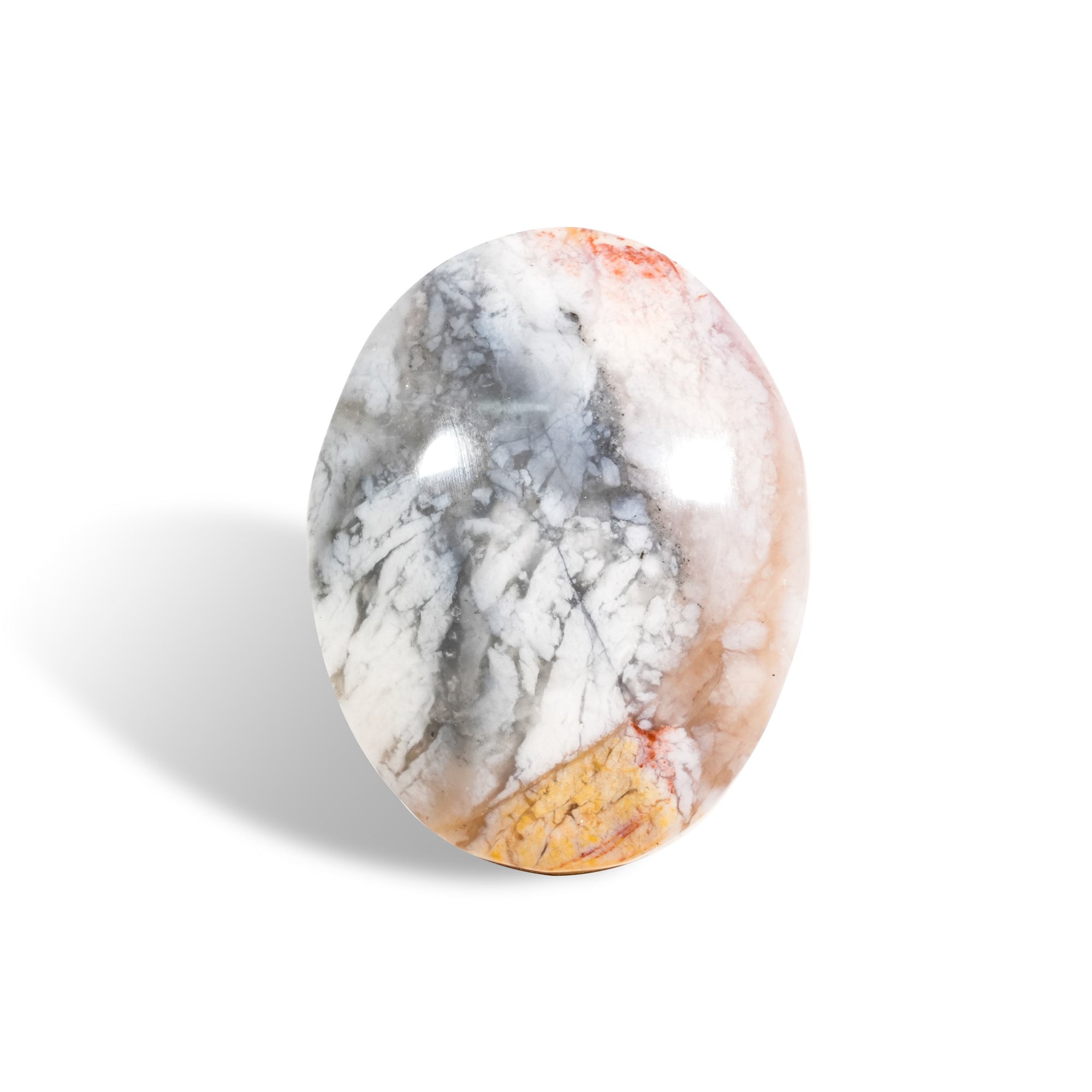 Plume Agate Palm Stone - helmsman - crystal