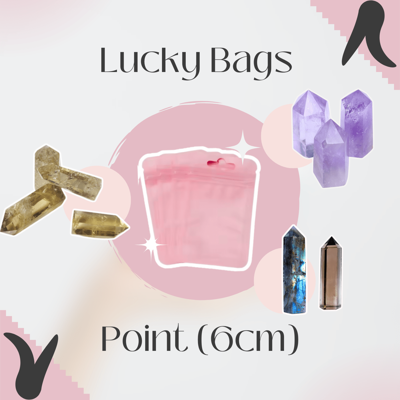 Point(6cm) Lucky Bags - helmsman - crystal