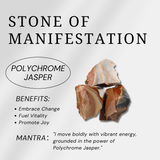 Polychrome Jasper Sphere - helmsman - crystal