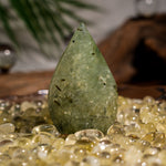 Prehnite Flame Freeform - helmsman - crystal