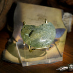 Prehnite Moon-Helmsman Crystal
