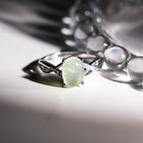 Prehnite Ring - helmsman - crystal