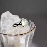 Prehnite Ring - helmsman - crystal