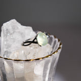Prehnite Ring - helmsman - crystal